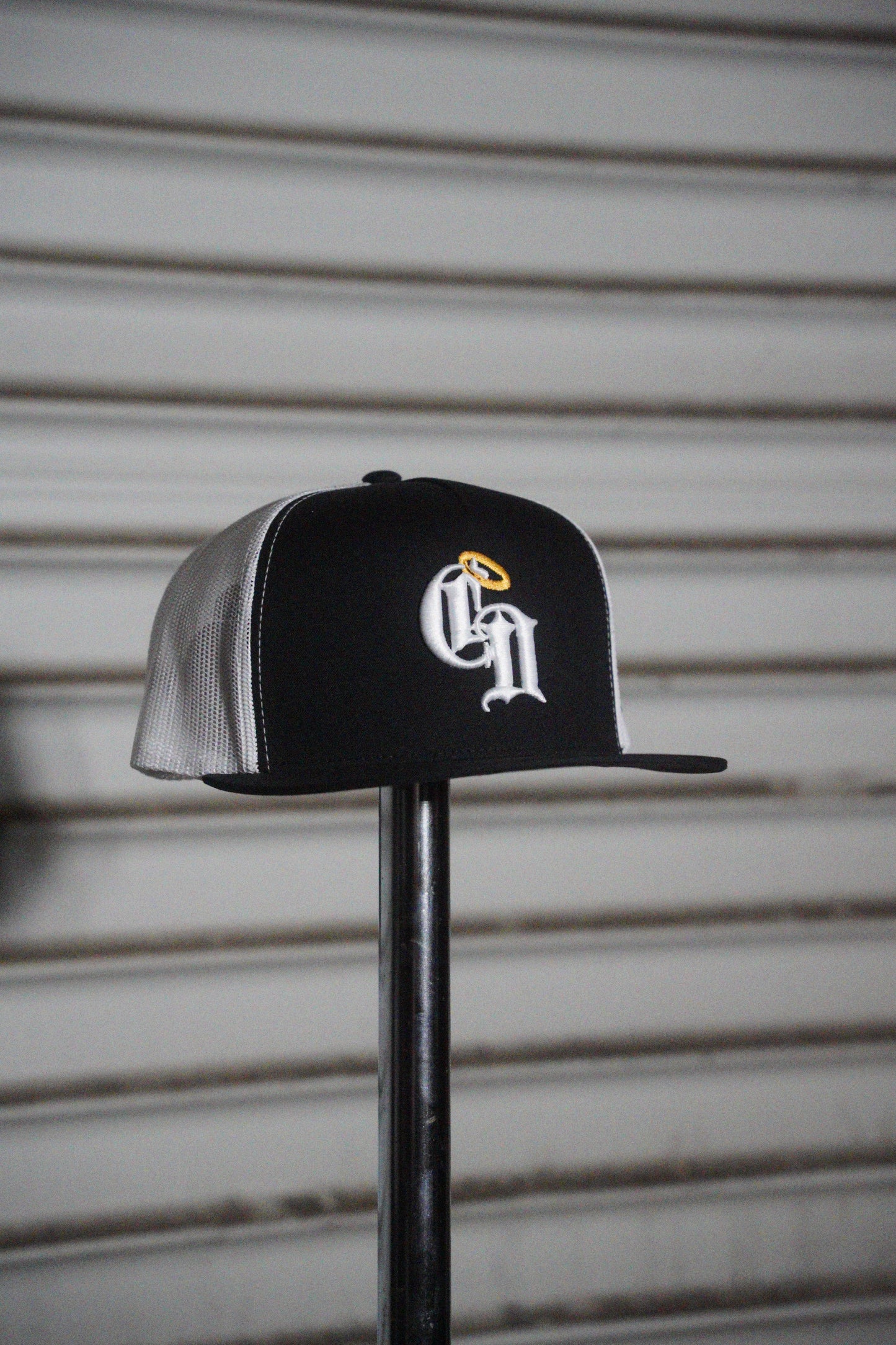 CD Classic 5 Panel Trucker Black/White