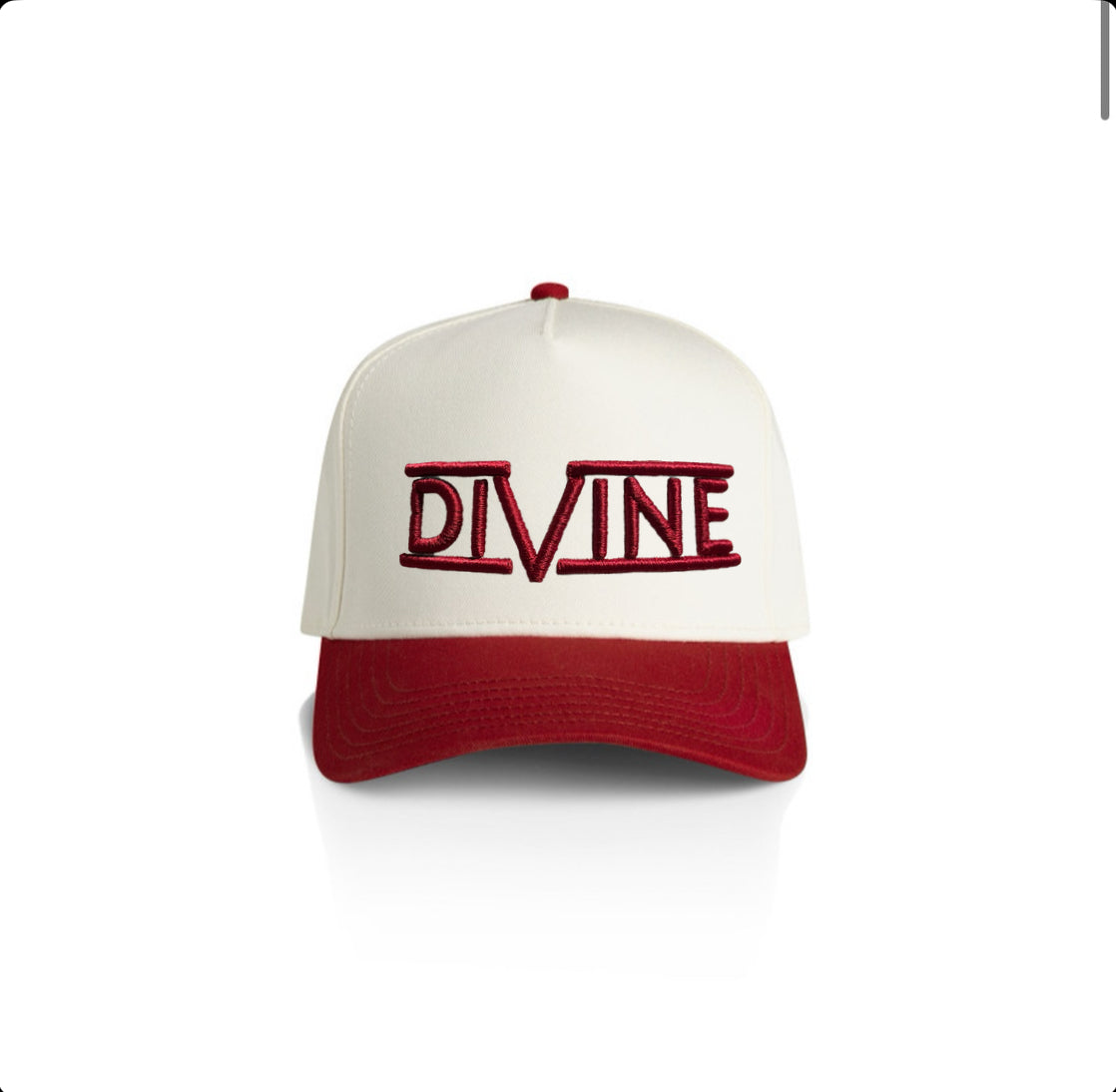 Natural/Red Trucker Hat