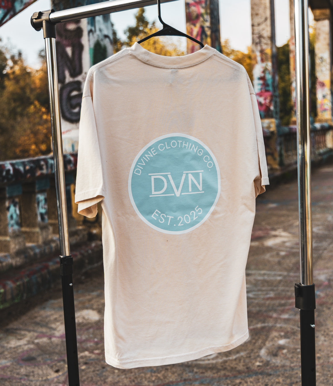 Oversized "Powder" Tee Ecru