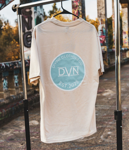 Oversized "Powder" Tee Ecru