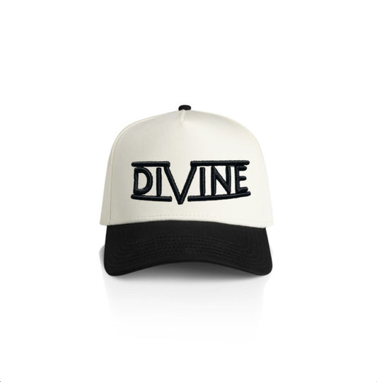 Natural/Black Trucker Hat