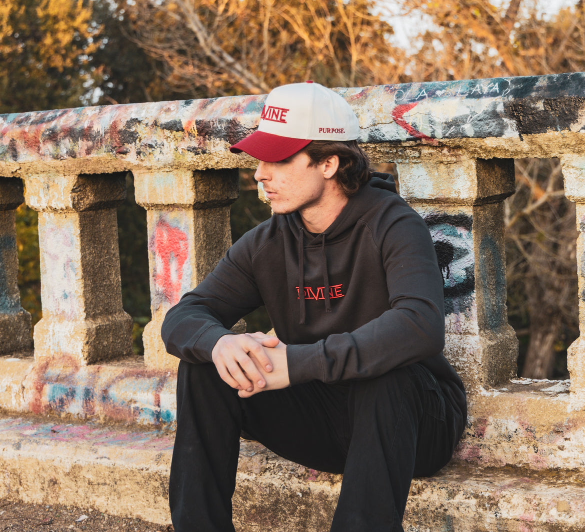 Natural/Red Trucker Hat