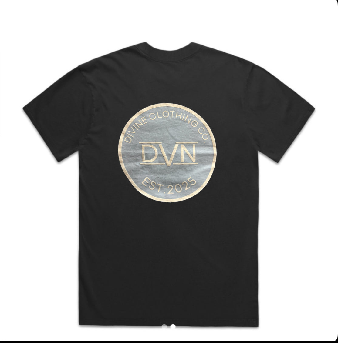 Oversized "Powder" Tee Black