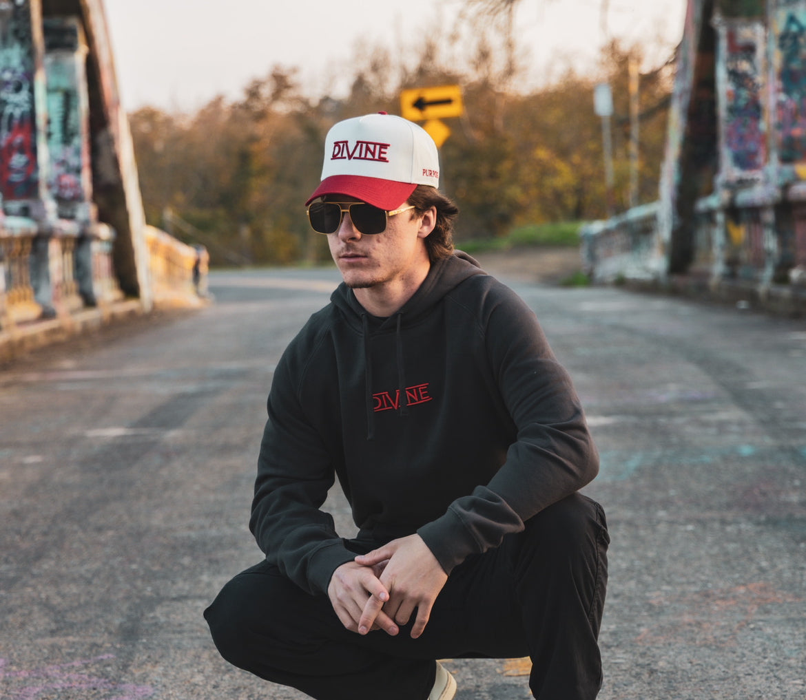 Natural/Red Trucker Hat