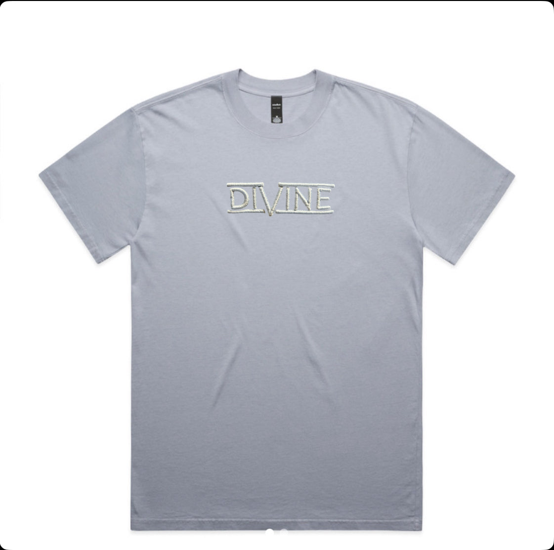 Oversized "Powder" Tee Blue