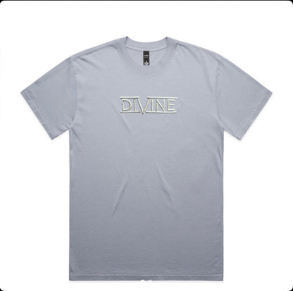 Oversized "Powder" Tee Blue