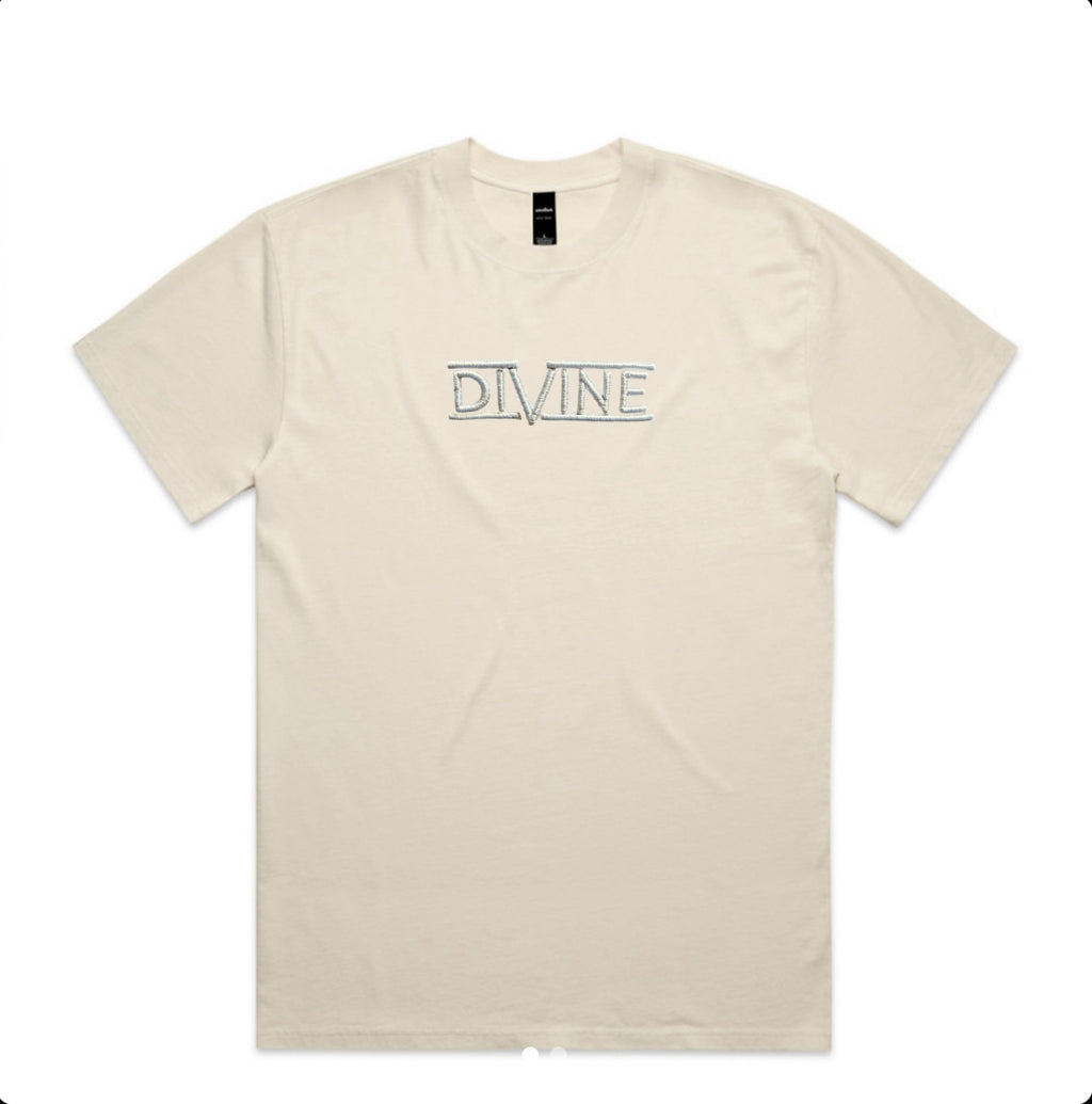 Oversized "Powder" Tee Ecru