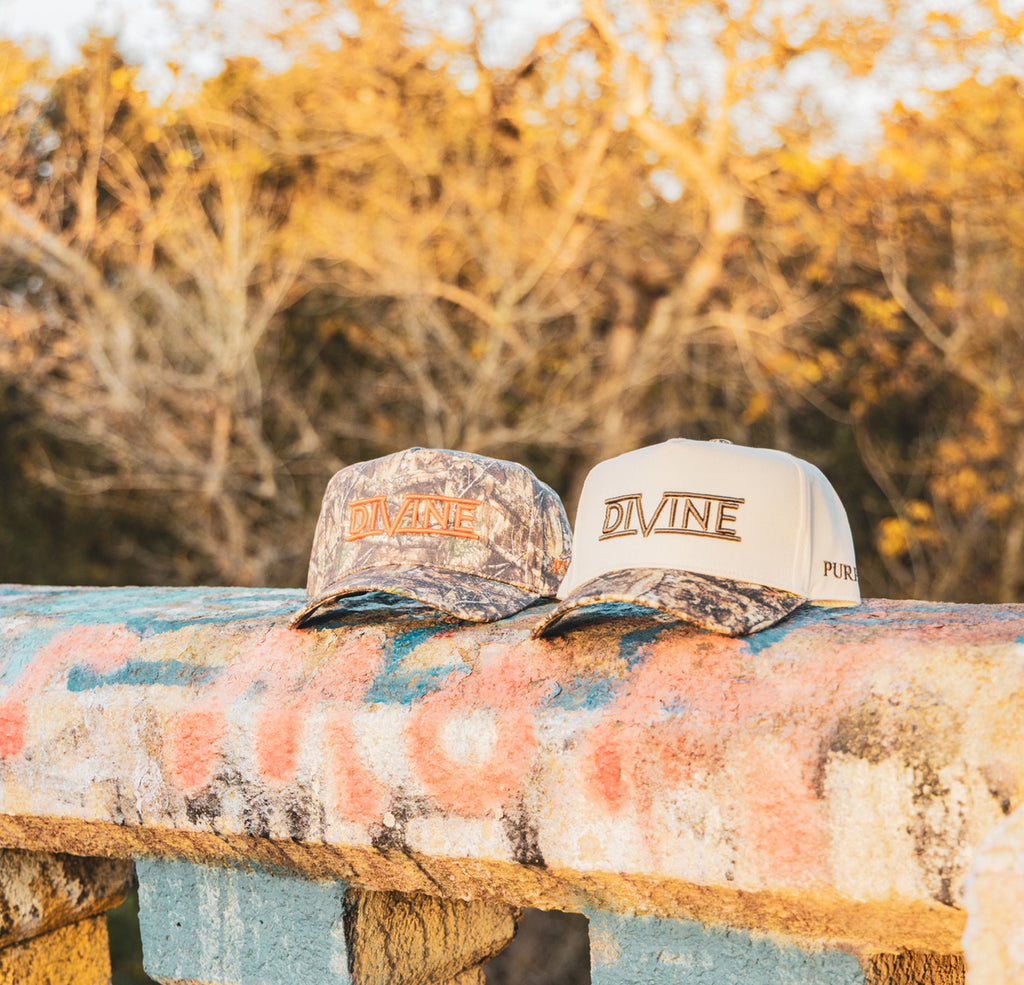 Natural/Camo Trucker Hat