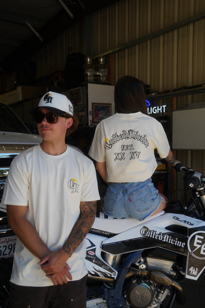 REBIRTH Heavy Tee Ecru