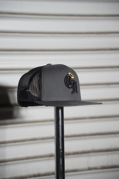 CD Classic 5 Panel Trucker Grey/Black