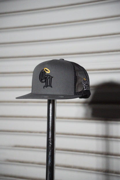 CD Classic 5 Panel Trucker Grey/Black