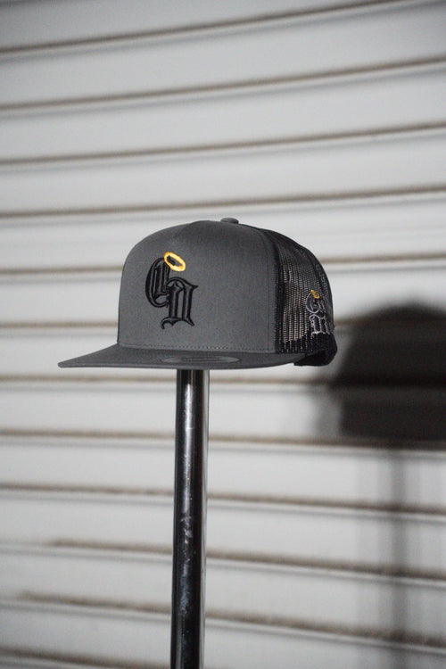 CD Classic 5 Panel Trucker Grey/Black