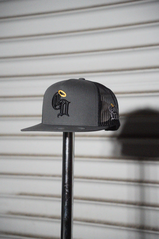 CD Classic 5 Panel Trucker Grey/Black