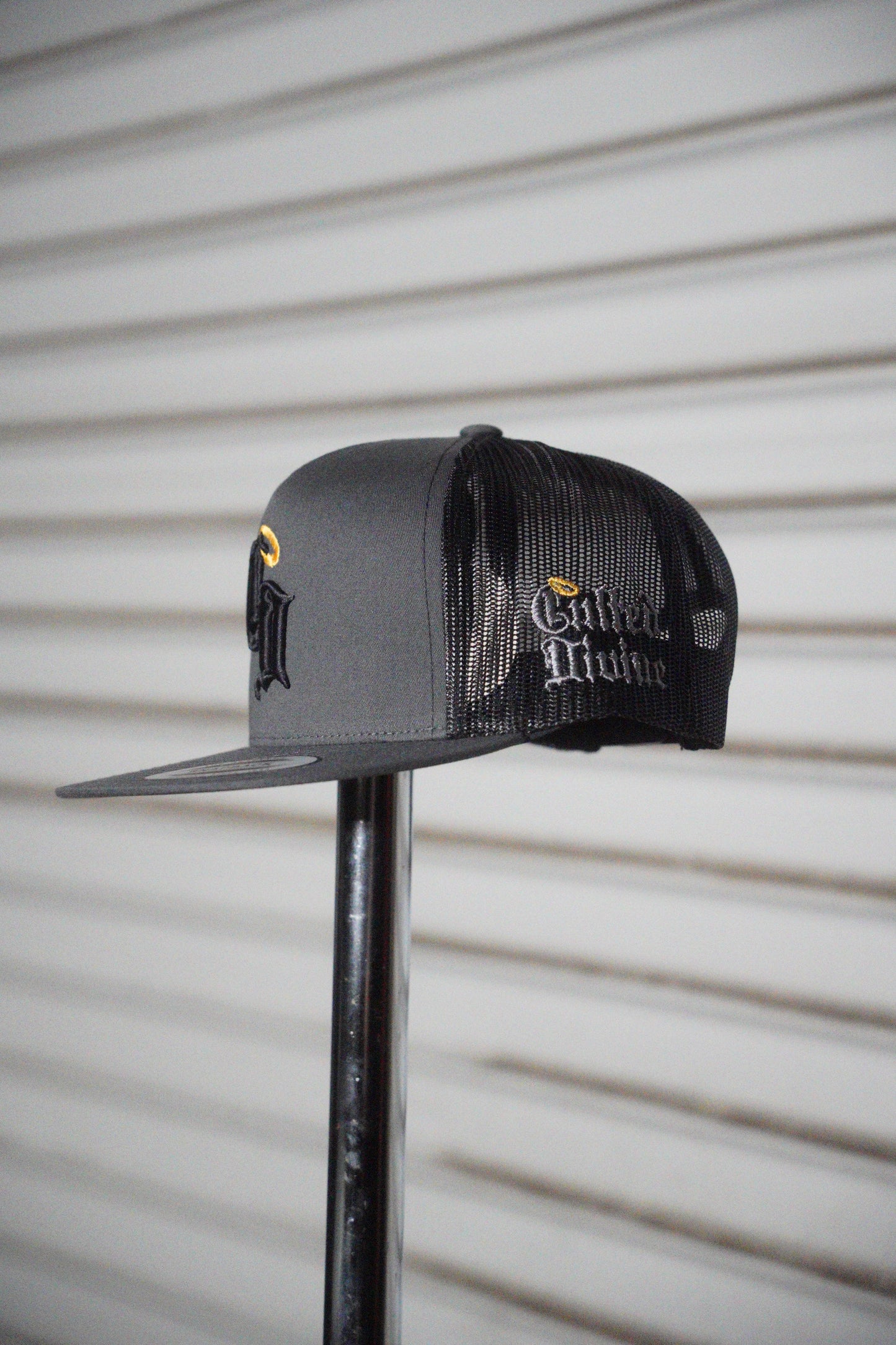 CD Classic 5 Panel Trucker Grey/Black