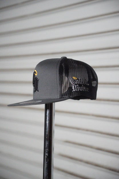 CD Classic 5 Panel Trucker Grey/Black