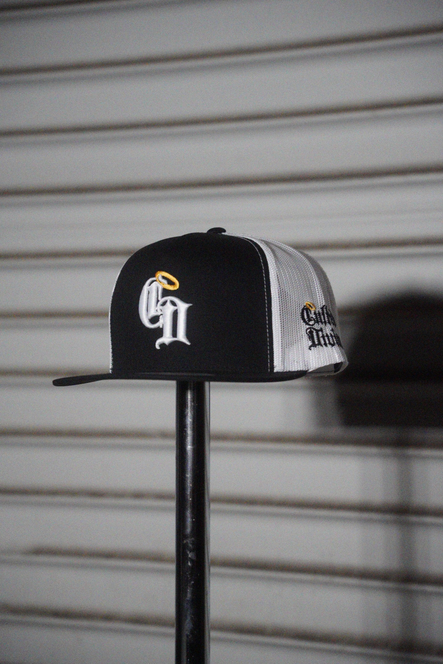 CD Classic 5 Panel Trucker Black/White