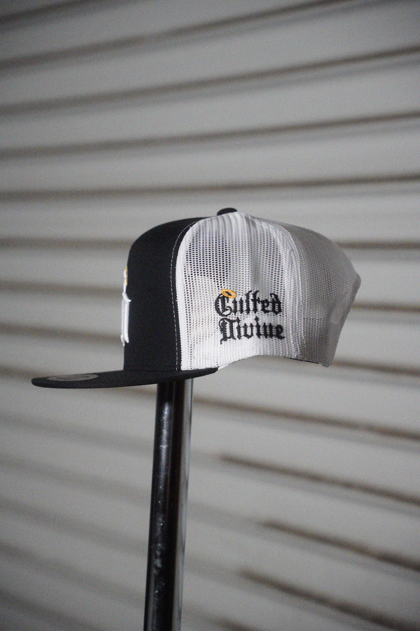 CD Classic 5 Panel Trucker Black/White