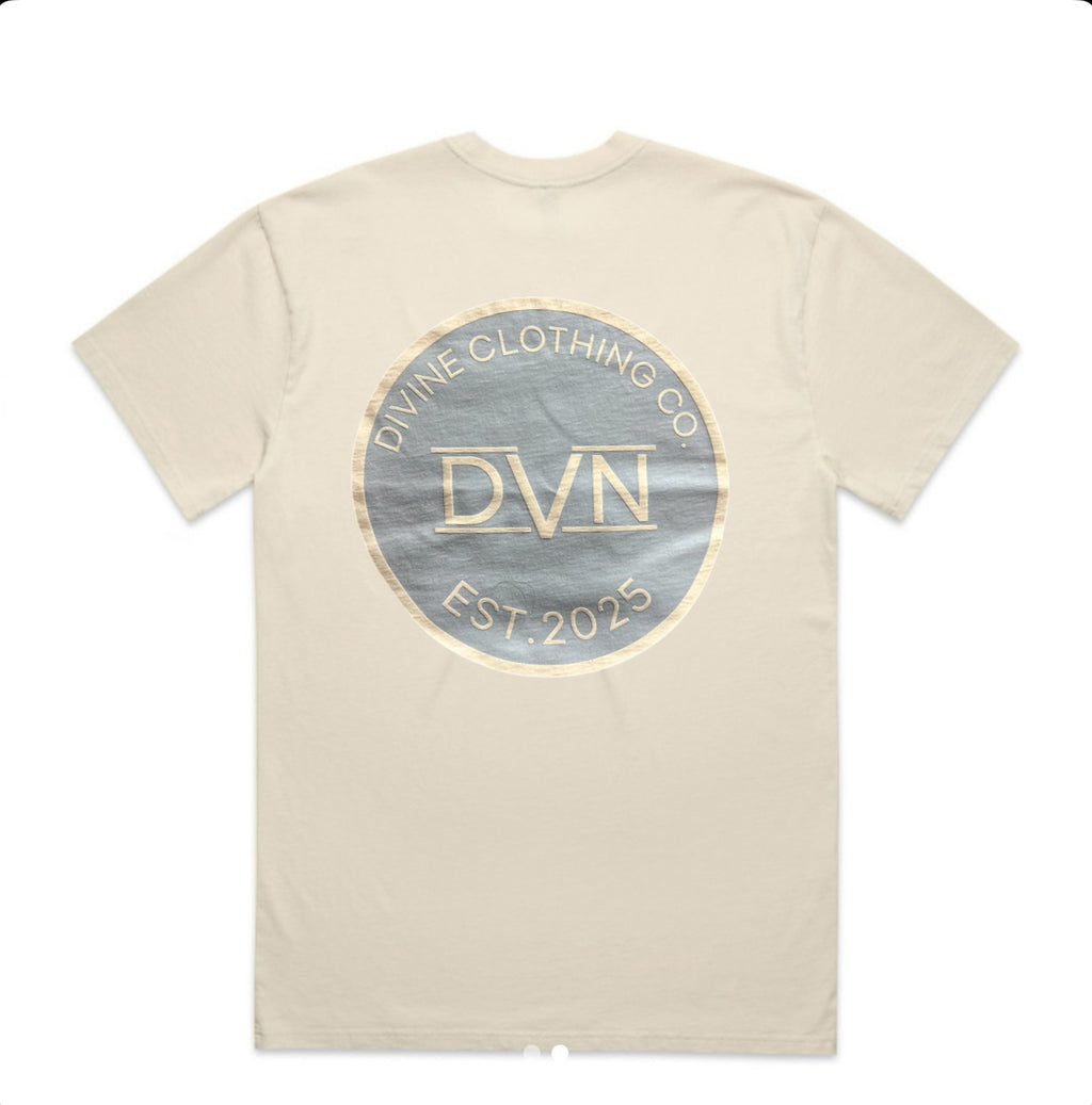 Oversized "Powder" Tee Ecru