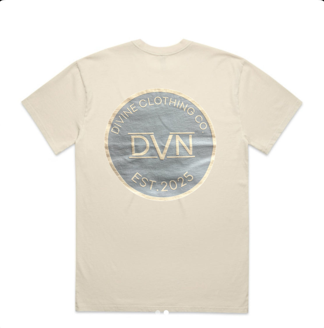 Oversized "Powder" Tee Ecru